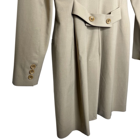 Khaki Tan Blazer Dress Size 4P - Picture 3 of 4